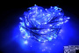 Клип Лайт Синий 666 LED ФЛЕШ шаг 15 см прозр. пров.100 м
