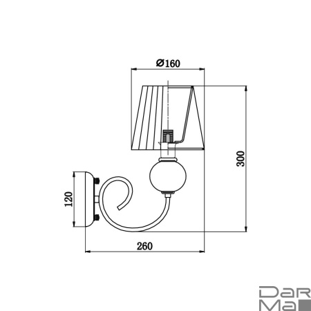 Бра Vele Luce Percy VL1973W01