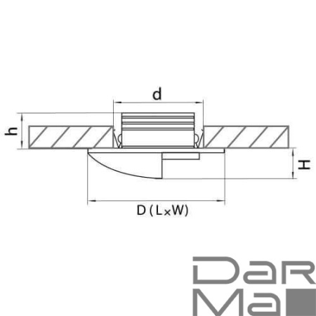 Встраиваемый светодиодный светильник Lightstar Lumina 212157