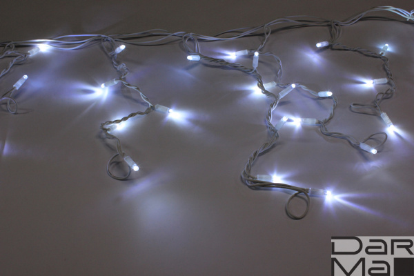 LED-RPLR-160-4.8M-24V-W/WH-F(W) W/O, Flash (НОВЫЙ КОННЕКТОР) на черн. проводе без шнура 24V/240V