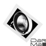 Встраиваемый светодиодный светильник Ambrella light Cardano T811 BK/CH 12W 4200K