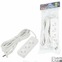 Удлинитель Uniel Ultra 3гн х 5м б/з S-CU3-5 White UL-00009984