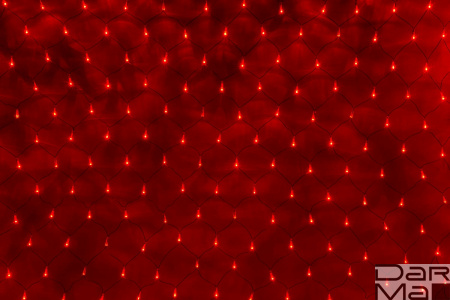 LED-XG-540-2*4M-230V КРАСНЫЕ LED на черн с контр