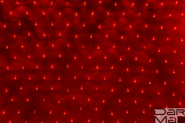 LED-XG-540-2*4M-230V КРАСНЫЕ LED на черн с контр