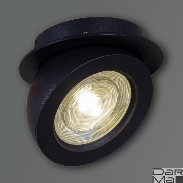 Спот Reluce 84053-9.0-001QR COB8W BK