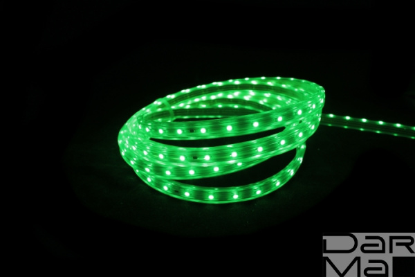 Светодиодная лента TL-FCB-3528-60L-240V-100M-G, зеленый