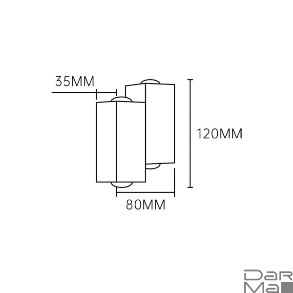 Уличный настенный светодиодный светильник Escada 30005W/02Led