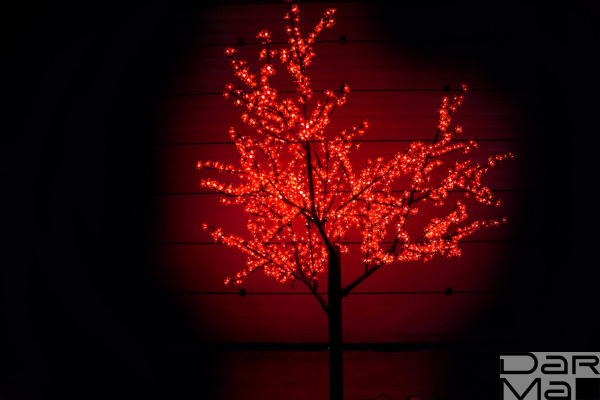 CBL-2.5-1728 LED вишня H:2,5m D2,0 м., красное