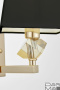 Бра Lumina Deco Montero LDW 1249-1 GD+BK