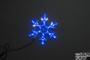 "LED-XM(FR)-2D-CK005-18""-B-F(W) Мотив Снежинка синий"