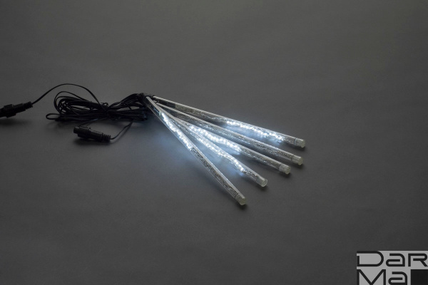 Сосульки Трубки 5шт 0,3М Бел. LED-PLM-SNOW-180L-0.3M-5-12V-W NEW!