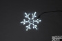 "LED-XM(FR)-2D-CK005-18""-W-F(W) Мотив Снежинка белый"