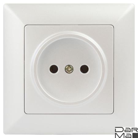Розетка ЭРА Intro Solo 2P 16A 250V перламутровый 4-201-06 Б0053646