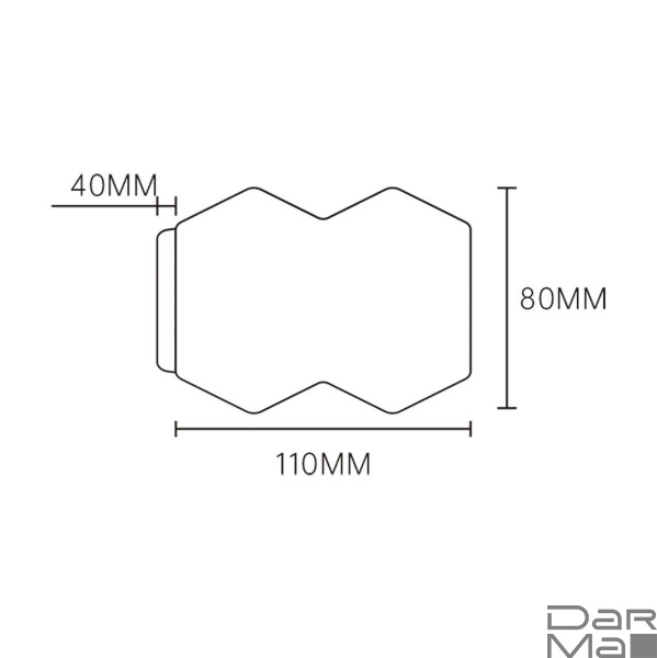Уличный настенный светодиодный светильник Escada 30004W/01Led
