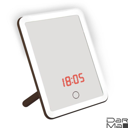 Зеркало с подсветкой Uniel TLD-591 Brown/LED/80Lm/6000K/Dimmer/T+M UL-00004160