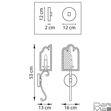 Бра Lightstar Castello 744617